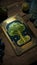 Nature\\\'s Wisdom: An AI Rendered Tarot Card Honoring the Broccoli Spirit