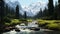 Nature\\\'s Wonderland: A Serene Journey through Lush Forests, Snow