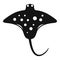 Nature stingray icon simple vector. Animal marine