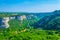 Nature surrounding Buoux castle in France