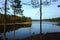 Nature of Sweden in autumn, Calm lake