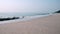 Nature view of tropical sand beach.