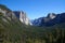 Nature view of Yosemite Tunnel View From this vista you can see El Capitan, Half Dome, Bridalveil Fall and Pine tree valley at Yos