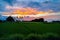 Nature views, sky clouds ,sky colourful,green field.