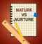 Nature Vs Nurture Report Means Theory Of Natural Intelligence Against Development - 3d Illustration