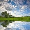 Nature water lake sky landscape tranquil