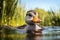 Nature wildlife water duck lake animals pond brown wild birds