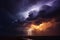 Natures Fury Dramatic stormy sky evokes a sense of atmospheric power
