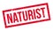 Naturist rubber stamp