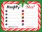 Naughty and Nice Christmas Checklist