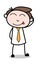 Naughty - Office Businessman Employee Cartoon Vector Illustration