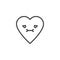 Nauseated Face emoticon outline icon