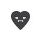 Nauseated Face emoticon vector icon