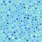 Nautical blue terrazzo seamless pattern. Vector ditsy background