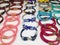 Nautical bracelets colorful with anchor