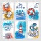 Nautical Cards Set