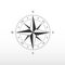 Nautical compass icon.