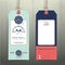 Nautical hanging tag wedding invitation and RSVP card with fishnet rope design