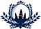 Nautical logo in blue tones