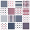 Nautical or marine seamless patterns