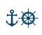 Nautical navy cruise vector logo design