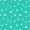 Nautical pattern with small boats on waves