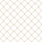 Nautical rope seamless gold fishnet pattern on white background