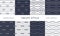 Nautical rope seamless patterns. Yacht style designn