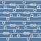 Nautical ropes and knots vector seamless pattern