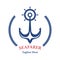 Nautical, Sailor logo design template