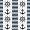 Nautical seamless pattern. Vector illustration.