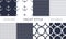 Nautical seamless patterns. Yacht style designn