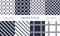 Nautical seamless patterns. Yacht style designn