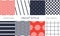 Nautical seamless patterns. Yacht style designn