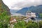 Nautical vessel in Flam town on fjords