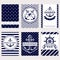 Nautical wedding invitations.