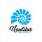 Nautilus Seashell logo exclusive logo design inspiration