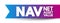 NAV Net Asset Value - company\\\'s total assets minus its total liabilities, acronym text concept background
