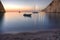 Navagio beach at sunset, Zakynthos