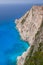 Navagio Shipwreck beach - One of the most famous beach in the world Zakynthos Island, Greece - coast view