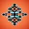 Navajo aztec textile inspiration pattern. Native american indian