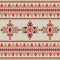 Navajo mosaic rug with traditional folk geometric pattern