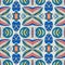 Navajo seamless pattern. Hand drawn ethnic background.