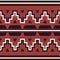 Navajo style seamless pattern, made in vector. Red orange, brown, white- original colors of navajo textile