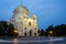 Naval St. Nicholas Cathedral in Kronstadt at night