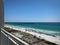 Navarre Beach and Pier, Navarre, Florida from a Beachfront Condo Balcony.