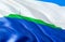 Navassa island flag. 3D Waving USA state flag design. The national US symbol of Navassa island state, 3D rendering. National