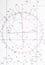 Navigation chart fragment, compass deviation symbol