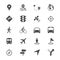 Navigation flat icons