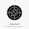 Navigation, Navigator, Compass, Location solid Glyph Icon vector